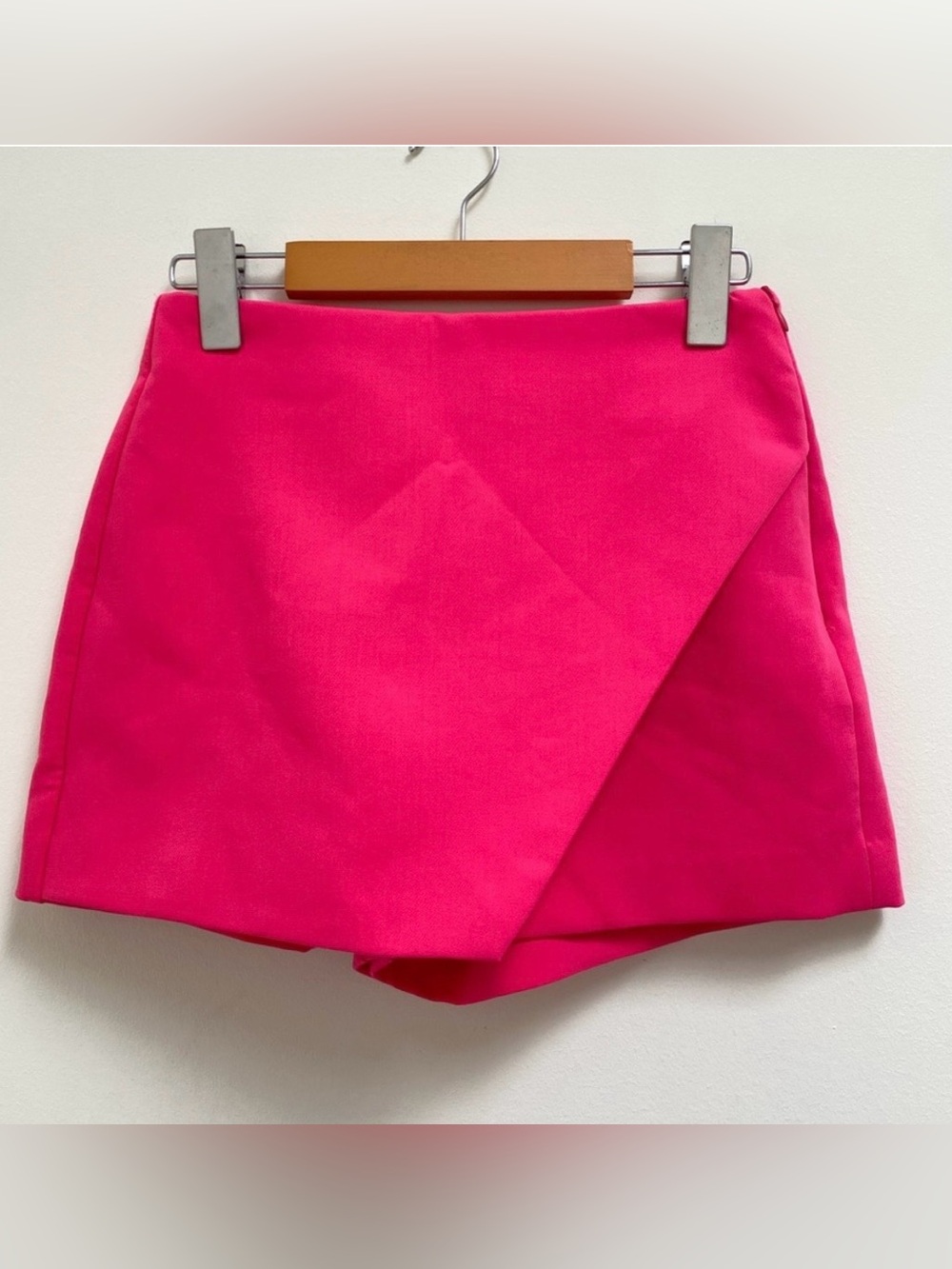 Zara Hot Pink Wrap Skort
